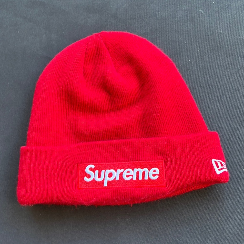 Red Supreme Beanie